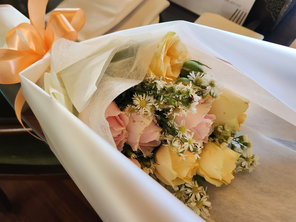 サプライズのブーケ