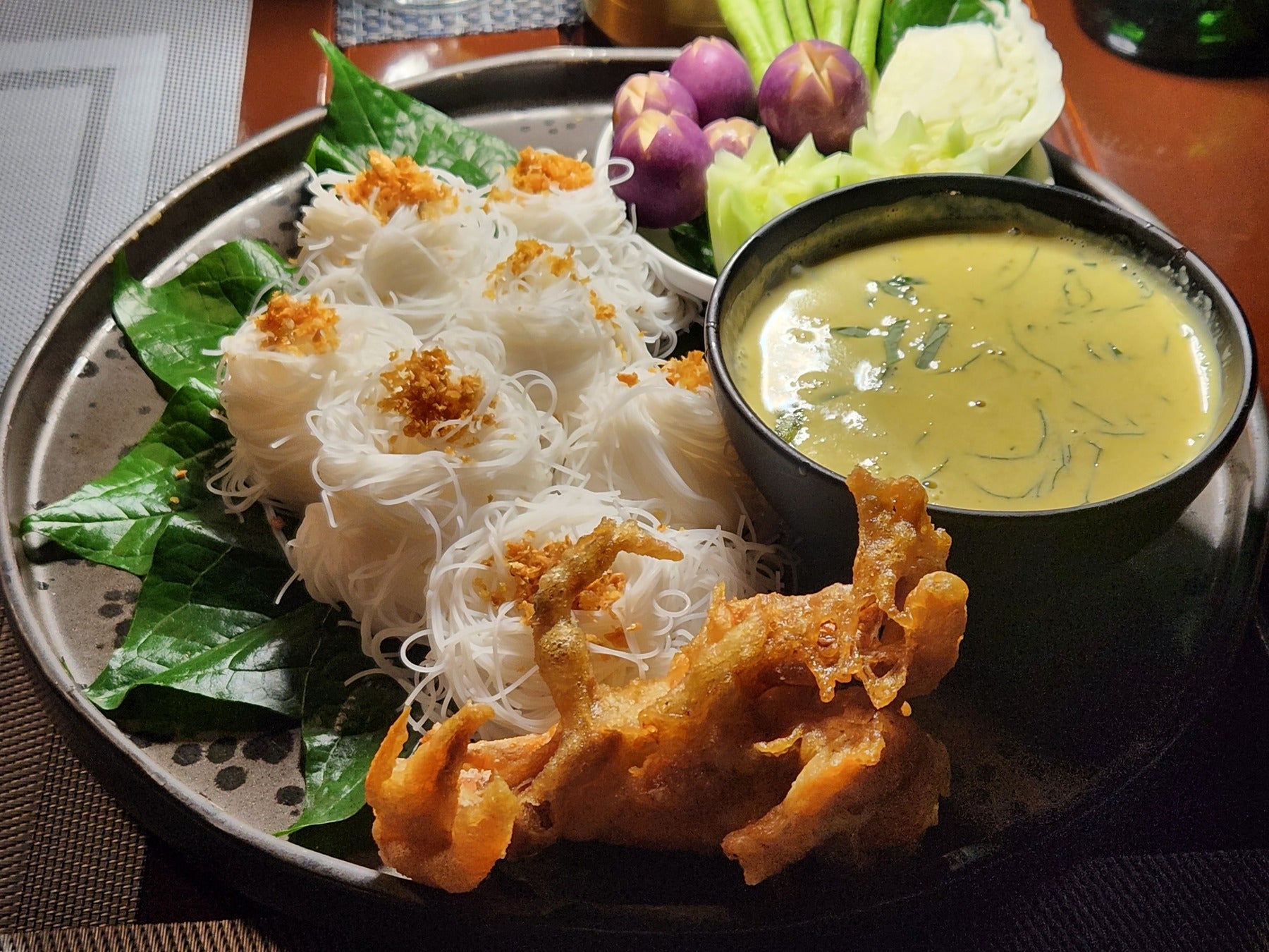 カニのタイカレー