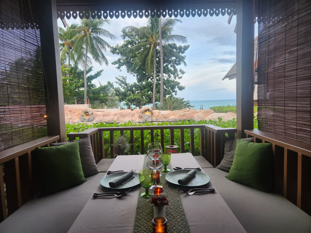 半個室でゆったりくつろげる