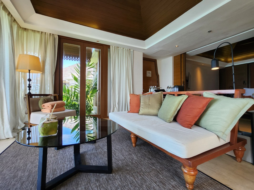 リゾート感漂う客室