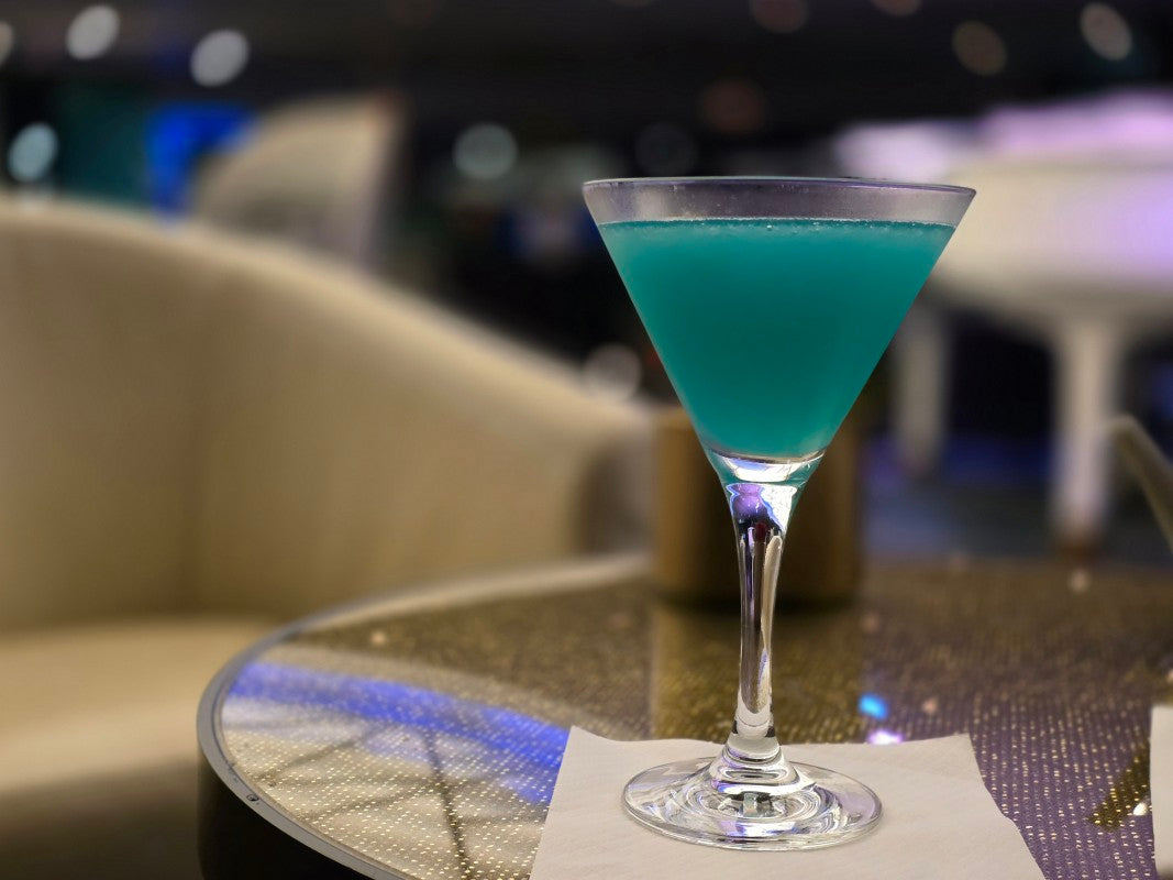 青いカクテル