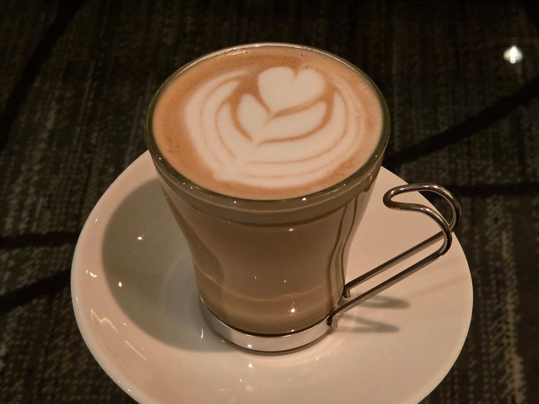 ラテアートが美しいコーヒー